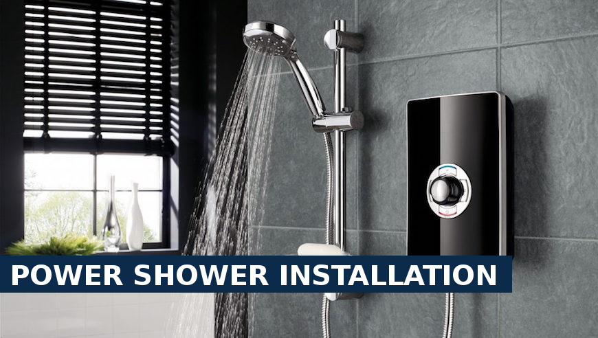 Power shower installation Stanwell